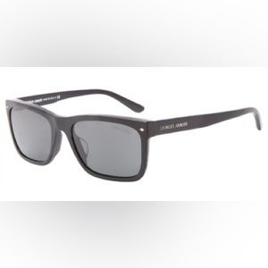 Used GIORGIO ARMANI AR 8028 Sunglasses 5001R5 Brushed Black